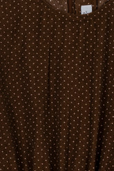 Brown Corduroy Girl's Jumpsuit